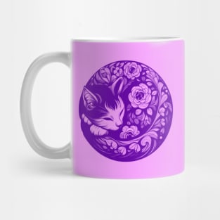 Floral Gato Mug